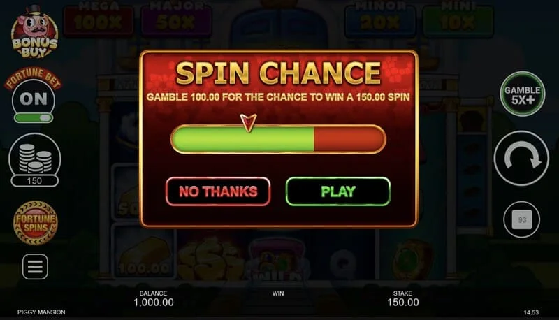 Piggy Mansion - kuanzishwa kwa Free Spins
